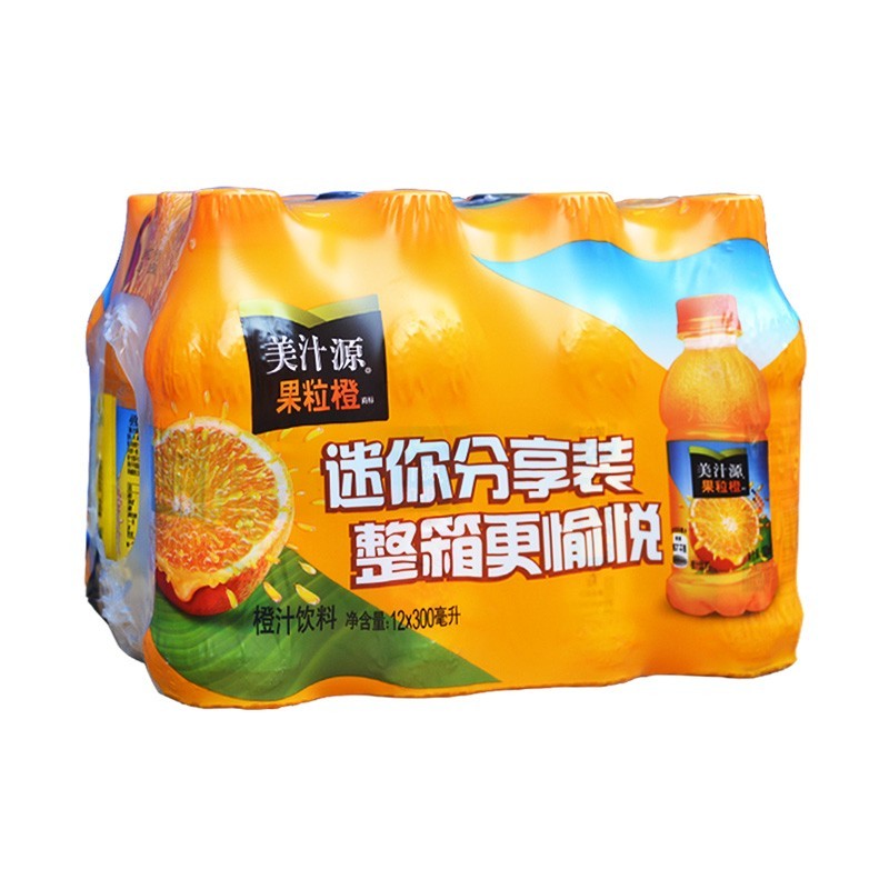 美汁源果粒橙橙汁饮料/瓶/300ml