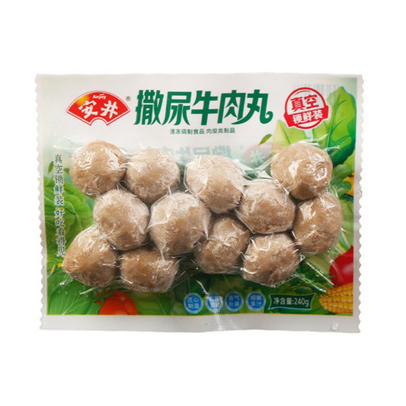 【魚肉禽蛋】安井撒尿牛丸 240g/袋